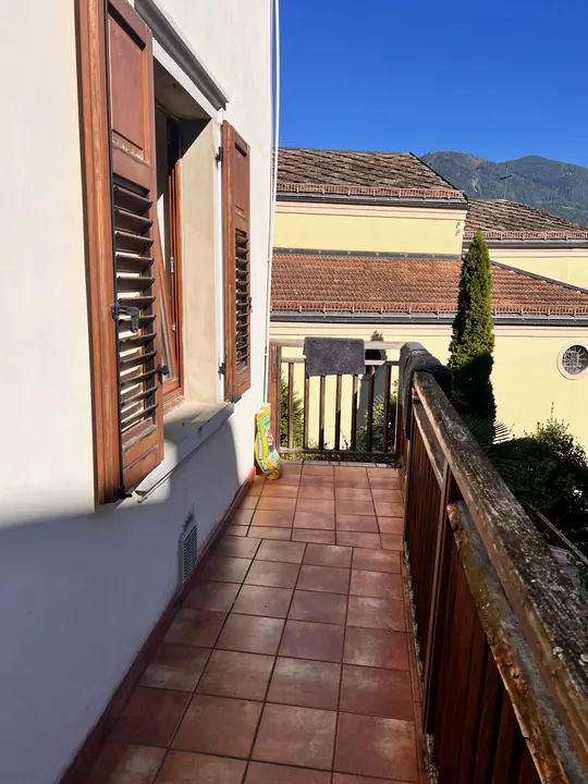 Balcone Sinistro. Balcone dell'appartamento Casa Nausicaa a Costasavina, Pergine Valsugana