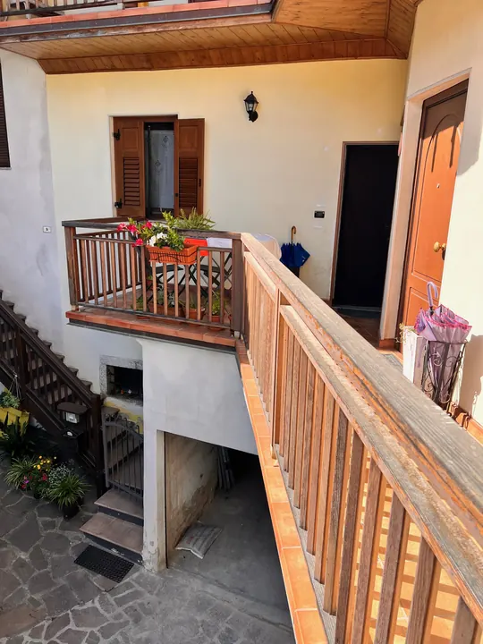 Portone Balcone Destro. Balcone dell'appartamento Casa Nausicaa a Costasavina, Pergine Valsugana